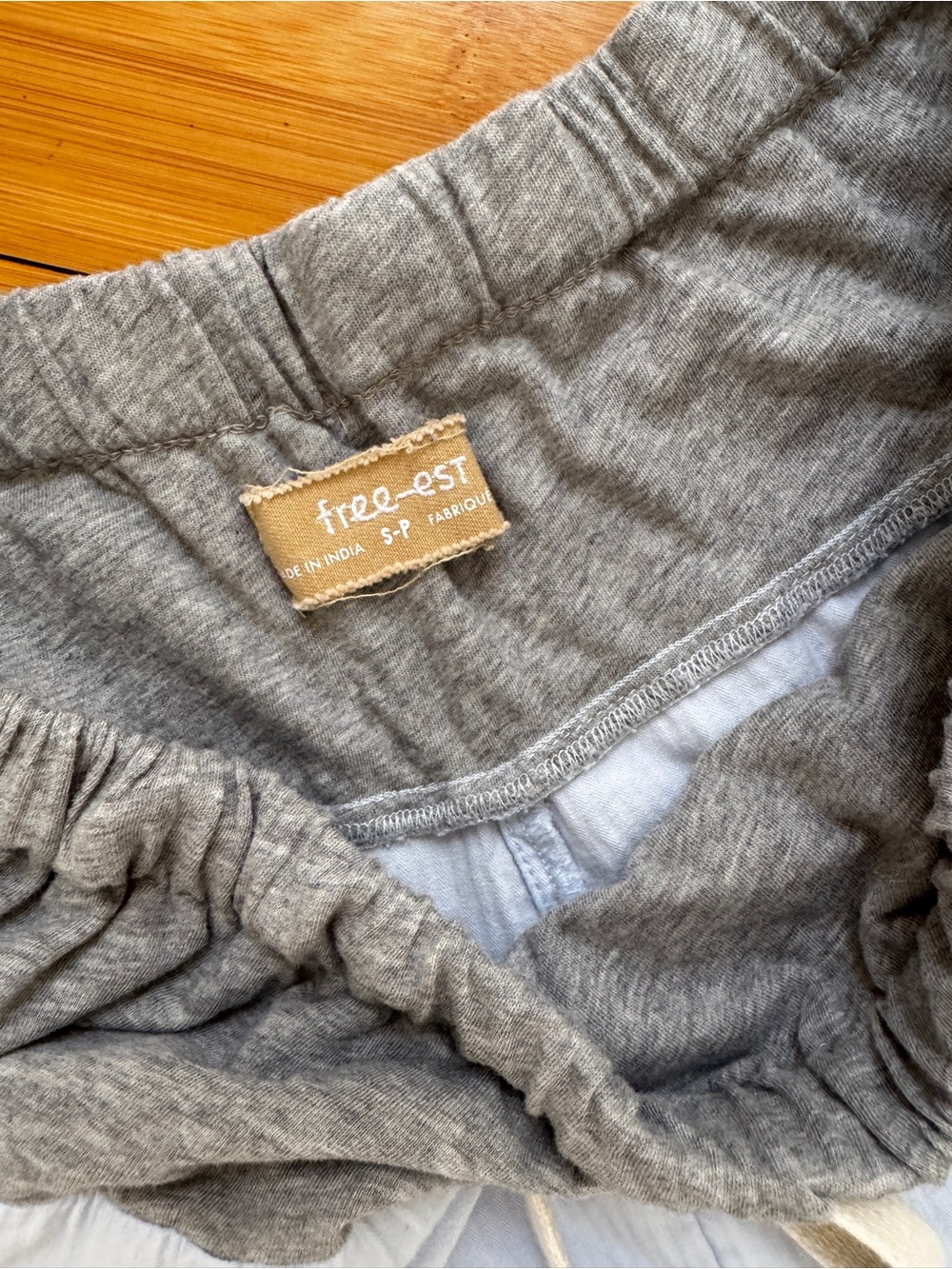 FREE PEOPLE Wide Leg Jogger Silhouette baby blue - Picture 4 of 5